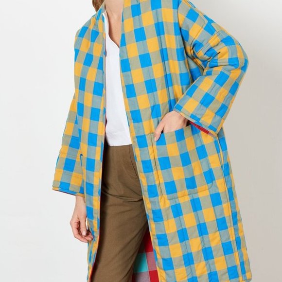 Mara Hoffman Willow Jacket in Reversible Plaid - Picture 2 of 10